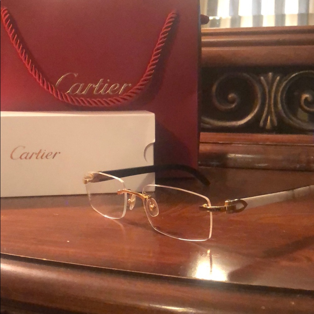 Cartier Buffalo reading glasses